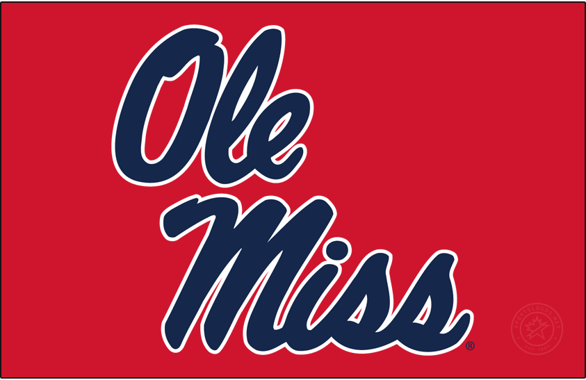 Mississippi Rebels 2020-Pres Primary Dark Logo diy iron on heat transfer